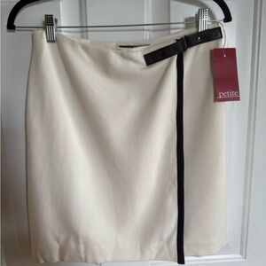 Lauren By Ralph Lauren - Off White with Black Detailing Skirt